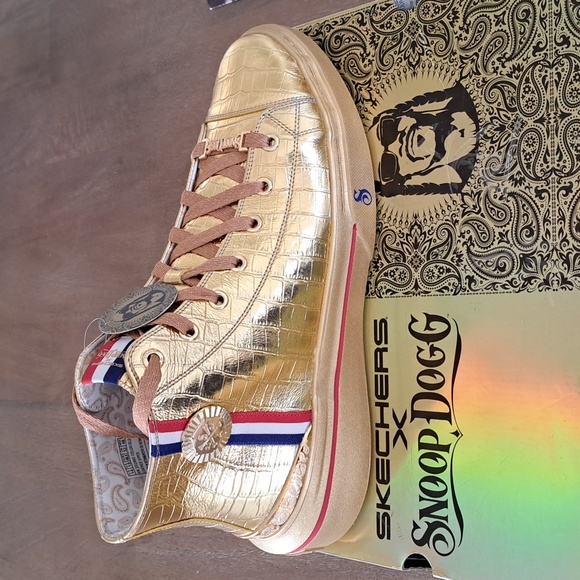 Skechers Snoop Dogg: Snoop One Gold Medal High-Top Sneaker - Size: Men 14 - Picture 1 of 9